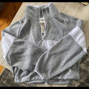 Victoria’s Secret pink lightweight half zip fleece